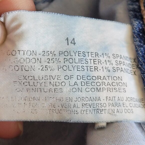 Nine West Sz 14 Jeans Arianna Bootcut Missy Denim Med Wash Soft Stretchy READ - Picture 5 of 5